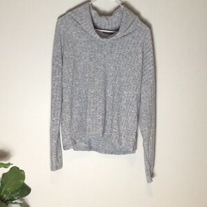 BP > Gray Cowl Neck Sweater Extra Large